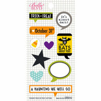 Bella Blvd - Trick or Treat Collection - Halloween - Cardstock Stickers - Captions