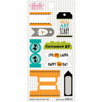 Bella Blvd - Trick or Treat Collection - Halloween - Cardstock Stickers - Tabs