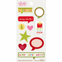 Bella Blvd - Christmas Countdown Collection - Cardstock Stickers - Captions