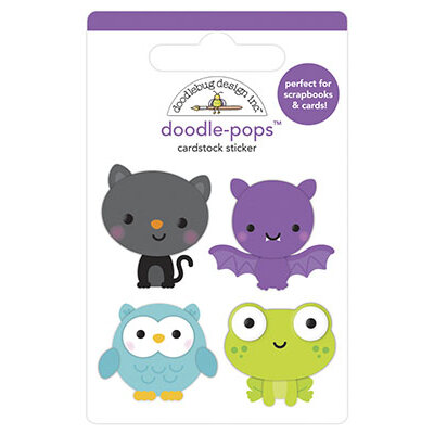 Doodlebug Design - Ghost Town Collection - Doodle-Pops - Boo Crew