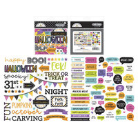 Doodlebug Design - Ghost Town Collection - Chit Chat - Die Cut Cardstock Pieces