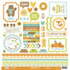 Doodlebug Designs - Pumpkin Spice Collection - 12 x 12 Cardstock Stickers - This and That