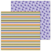 Doodlebug Design - Ghost Town Collection - 12 x 12 Double Sided Paper - Candy Sticks