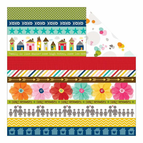 Bella Blvd - Family Forever - 12 x 12 Double Sided Paper - Borders
