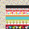 Bella Blvd - Summer Squeeze Collection - 12 x 12 Double Sided Paper - Borders