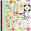 Bella Blvd - Summer Squeeze Collection - 12 x 12 Cardstock Stickers - Treasures and Text