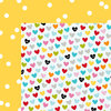 Bella Blvd - Scattered Sprinkles Collection - 12 x 12 Double Sided Paper - Bell Pepper Sprinkles