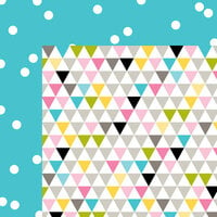 Bella Blvd - Scattered Sprinkles Collection - 12 x 12 Double Sided Paper - Ice Sprinkles
