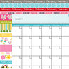 Bella Blvd - Classic Calendars Collection - 12 x 12 Double Sided Paper - Ice Calendar and Borders One