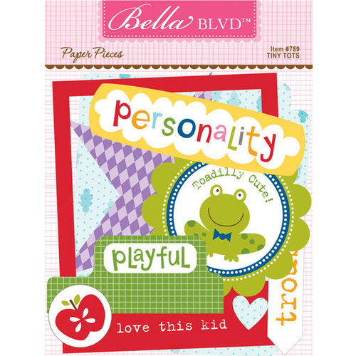 Bella Blvd - Tiny Tots Collection - Paper Pieces - Die Cut Cardstock Pieces