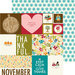 Bella Blvd - Hello Autumn Collection - 12 x 12 Double Sided Paper - Daily Details