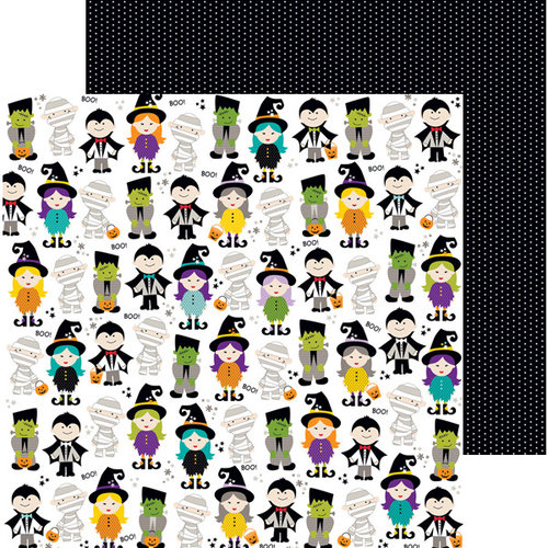 Bella Blvd - Halloween Magic Collection - 12 x 12 Double Sided Paper - Boo Buddies