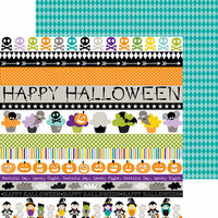 Bella Blvd - Halloween Magic Collection - 12 x 12 Double Sided Paper - Borders