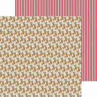 Bella Blvd - Christmas Cheer Collection - 12 x 12 Double Sided Paper - Reindeer Games