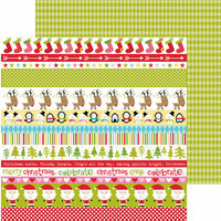 Bella Blvd - Christmas Cheer Collection - 12 x 12 Double Sided Paper - Borders