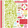 Bella Blvd - Christmas Cheer Collection - 12 x 12 Cardstock Stickers - Treasures and Text