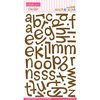 Bella Blvd - Amorie Alpha Collection - Ciao Chip - Self Adhesive Chipboard - Brownie