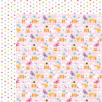 Bella Blvd - Simply Spring Collection - 12 x 12 Double Sided Paper - Hippity Hop