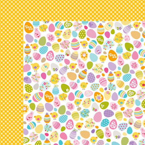 Bella Blvd - Simply Spring Collection - 12 x 12 Double Sided Paper - Eggstravaganza