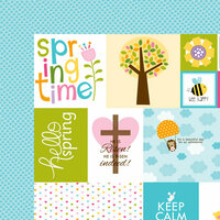 Bella Blvd - Simply Spring Collection - 12 x 12 Double Sided Paper - Daily Details