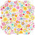 Bella Blvd - Simply Spring Collection - Invisibles - 12 x 12 Die Cut Paper - Awesome Blossom