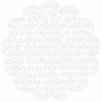 Bella Blvd - Simply Spring Collection - Invisibles - 12 x 12 Die Cut Paper - Spring Scramble