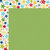Bella Blvd - Color Chaos Collection - 12 x 12 Double Sided Paper - Guacamole Strandz
