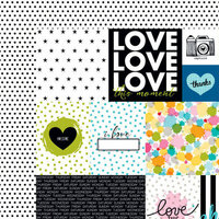 Bella Blvd - Color Chaos Collection - 12 x 12 Double Sided Paper - Daily Details