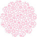 Bella Blvd - Color Chaos Collection - Invisibles - 12 x 12 Die Cut Paper - Pink Posies