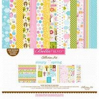 Bella Blvd - Simply Spring Collection - 12 x 12 Collection Kit