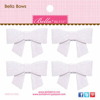 Bella Blvd - Color Chaos Collection - Bella Bows - Milk White