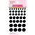 Bella Blvd - Color Chaos Collection - Enamel Stickers - Dots - Oreo Black
