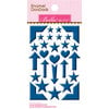 Bella Blvd - Color Chaos Collection - Enamel Stickers - Doodads - Blueberry