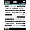 Bella Blvd - Illustrated Faith - 5 x 7 Stickers - Say It - Black and White