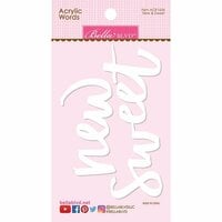 Bella Blvd - Bella Besties Collection - Acrylic Words - New And Sweet