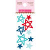 Bella Blvd - Fireworks and Freedom Collection - Acrylic Shapes - Patriotic Stars