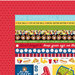 Bella Blvd - Baseball Collection - 12 x 12 Double Sided Paper - Borders and Details