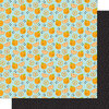 Bella Blvd - Squeeze The Day Collection - 12 x 12 Double Sided Paper - Orange You Glad