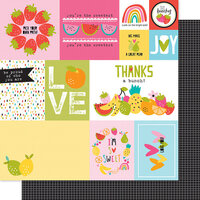Bella Blvd - Squeeze The Day Collection - 12 x 12 Double Sided Paper - Daily Details