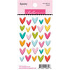 Bella Blvd - Squeeze The Day Collection - Epoxy Stickers - Hearts Icons