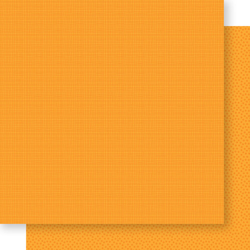 Bella Blvd - Bella Besties Collection - 12 x 12 Double Sided Paper - Orange Graph and Dot