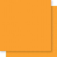 Bella Blvd - Bella Besties Collection - 12 x 12 Double Sided Paper - Orange Graph and Dot