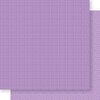 Bella Blvd - Bella Besties Collection - 12 x 12 Double Sided Paper - Plum Graph and Dot