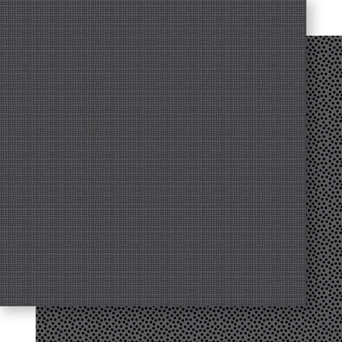 Bella Blvd - Bella Besties Collection - 12 x 12 Double Sided Paper - Black Graph and Dot