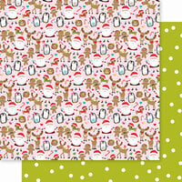 Bella Blvd - Santa Squad Collection - 12 X 12 Double Sided Paper - Christmas Chaos