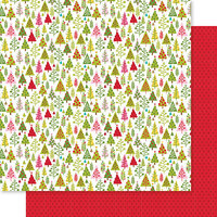 Bella Blvd - Santa Squad Collection - 12 X 12 Double Sided Paper - Tree Trimming