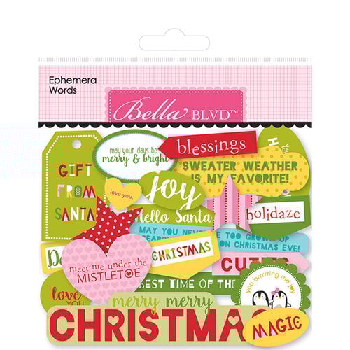 Bella Blvd - Santa Squad Collection - Ephemera - Words