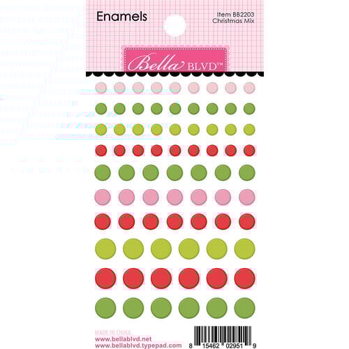 Bella Blvd - Santa Squad Collection - Epoxy Stickers - Christmas Mix Enamels