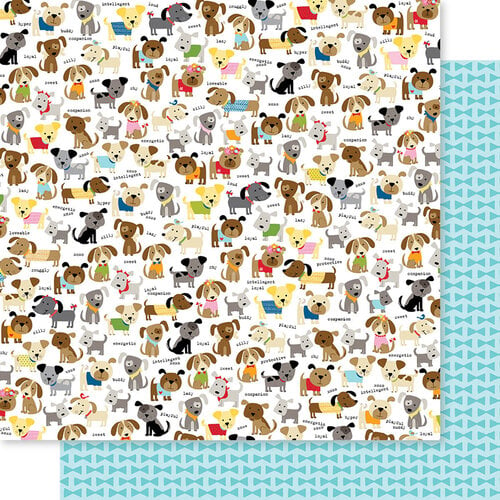 Bella Blvd - Cooper Collection - 12 x 12 Double Sided Paper - Dog Pack