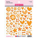 Bella Blvd - Besties Collection - Puffy Stickers - Orange Trinkets